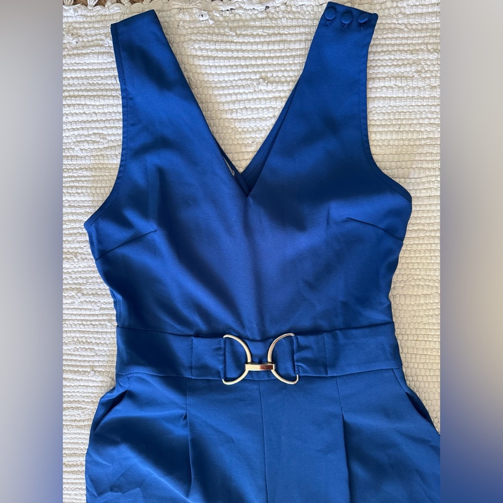 Mango Royal Blue Jumpsuit - Picture 4 of 6